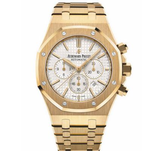 Audemars Piguet 26320BA.OO.1220BA.01 -sarja Royal Oak kultavalkoinen kasvomalli Audemars Piguet 26320BA.OO.1220BA.01 -sarja Royal Oak kultavalkoinen kasvomalli