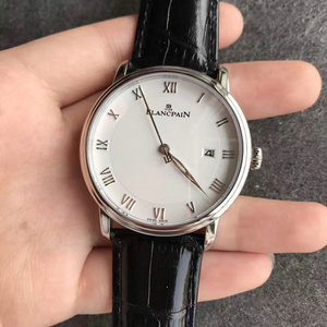 Blancpain Classic Series 6651 Formal Watch, tyylikäs ja hienovarainen, 40x11mm Blancpain Classic Series 6651 Formal Watch, tyylikäs ja hienovarainen, 40x11mm