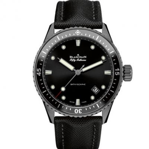 GF Factory Blancpain Fifty Xun 5000-0130-B52-B Miesten mekaaninen musta katsella uusi top reissue watch GF Factory Blancpain Fifty Xun 5000-0130-B52-B Miesten mekaaninen musta katsella uusi top reissue watch