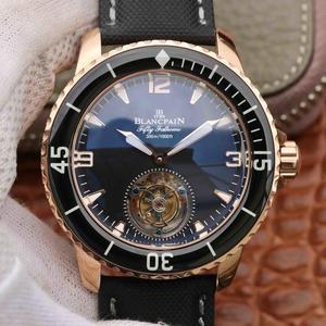 JB Blancpain viisikymmentä hakua True Tourbillon Edition miesten kello Täysin automaattinen True Tourbillon Movement Rose Gold miesten kello JB Blancpain viisikymmentä hakua True Tourbillon Edition miesten kello Täysin automaattinen True Tourbillon Movement Rose Gold miesten kello