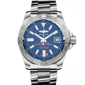 Breitling Avenger-sarja A3239011/C872/170A Nelikätinen GMT World Time Steel Band Miesten mekaaninen kello. Breitling Avenger-sarja A3239011/C872/170A Nelikätinen GMT World Time Steel Band Miesten mekaaninen kello.