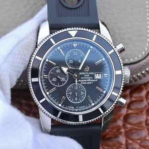OM Breitling Super Ocean -sarjan chronograph miesten mekaaninen katsella kuminauha harmaa pinta OM Breitling Super Ocean -sarjan chronograph miesten mekaaninen katsella kuminauha harmaa pinta
