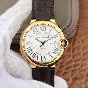 CR Cartier sininen ilmapallo suuri 42mm miesten katsella nahkahihna automaattinen mekaaninen liike CR Cartier sininen ilmapallo suuri 42mm miesten katsella nahkahihna automaattinen mekaaninen liike