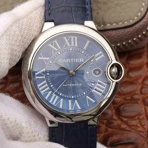 CR tehdas Cartier sininen ilmapallo sarja miesten mekaaninen automaattinen katsella suuri sininen kasvot 42mm CR tehdas Cartier sininen ilmapallo sarja miesten mekaaninen automaattinen katsella suuri sininen kasvot 42mm