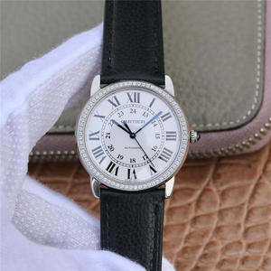 A8 Cartier London SOLO medium WSRN0021 katsella, halkaisija 36mm, paksuus 9,46, alkuperäinen 076 täysin automaattinen mekaaninen liike A8 Cartier London SOLO medium WSRN0021 katsella, halkaisija 36mm, paksuus 9,46, alkuperäinen 076 täysin automaattinen mekaaninen liike