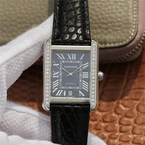 Cartier-tankkisarja W5200027 kellokellon koko 31x41mm miesten vyön mekaaninen kello Cartier-tankkisarja W5200027 kellokellon koko 31x41mm miesten vyön mekaaninen kello