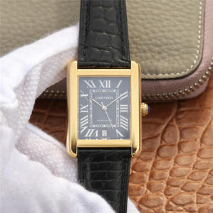 Cartier-tankkisarja W5200027 kellokellon koko 31x41mm miesten vyön mekaaninen kello Cartier-tankkisarja W5200027 kellokellon koko 31x41mm miesten vyön mekaaninen kello