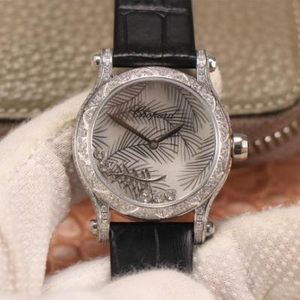 Chopard HAPPYSPORT-sarjan naiset katsella Happy diamond-sarjan hyvät katsella nahkahihna automaattinen mekaaninen liike Chopard HAPPYSPORT-sarjan naiset katsella Happy diamond-sarjan hyvät katsella nahkahihna automaattinen mekaaninen liike