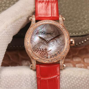 Chopard HAPPYSPORT-sarjan naiset katsella Happy diamond-sarjan hyvät katsella nahkahihna automaattinen mekaaninen liike Chopard HAPPYSPORT-sarjan naiset katsella Happy diamond-sarjan hyvät katsella nahkahihna automaattinen mekaaninen liike