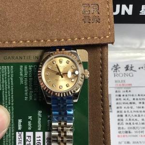 Taiwan Evergreen Naisten 28mm Datejust Ring Crown, Steel Band (Medium Gold Osa) ovat kaikki peitetty 18K kultaa Automaattinen mekaaninen liike Taiwan Evergreen Naisten 28mm Datejust Ring Crown, Steel Band (Medium Gold Osa) ovat kaikki peitetty 18K kultaa Automaattinen mekaaninen liike