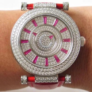 FM Franck Muller menetelmä Mullin DOUBLE MYSTERY sarja mekaaninen nainen katsella koruja upotus muoti tunnelma FM Franck Muller menetelmä Mullin DOUBLE MYSTERY sarja mekaaninen nainen katsella koruja upotus muoti tunnelma