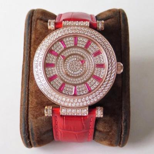 FM Franck Muller menetelmä Mullin DOUBLE MYSTERY sarja mekaaninen nainen katsella koruja upotus muoti tunnelma FM Franck Muller menetelmä Mullin DOUBLE MYSTERY sarja mekaaninen nainen katsella koruja upotus muoti tunnelma