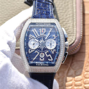 ABF Franck Muller V45 Sininen Yacht 7750 Movement 44x54 mm miesten watch kuminauha automaattinen mekaaninen liike ABF Franck Muller V45 Sininen Yacht 7750 Movement 44x54 mm miesten watch kuminauha automaattinen mekaaninen liike