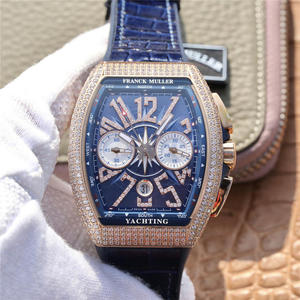 ABF Franck Muller V45 Sininen Yacht 7750 Movement 44x54 mm miesten watch kuminauha automaattinen mekaaninen liike ABF Franck Muller V45 Sininen Yacht 7750 Movement 44x54 mm miesten watch kuminauha automaattinen mekaaninen liike