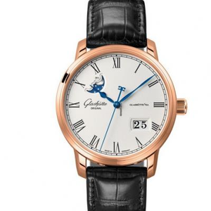 GF-tehdas Glashütte 100-04-32-15-04 Alkuperäinen kongressiedustaja Suuri päivämääräinen Kuufaasikello. GF-tehdas Glashütte 100-04-32-15-04 Alkuperäinen kongressiedustaja Suuri päivämääräinen Kuufaasikello.