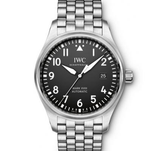 IWC: n lentäjä Mark XVIII. IW327011-sarjan pilottityylinen mekaaninen miesten kello IWC: n lentäjä Mark XVIII. IW327011-sarjan pilottityylinen mekaaninen miesten kello