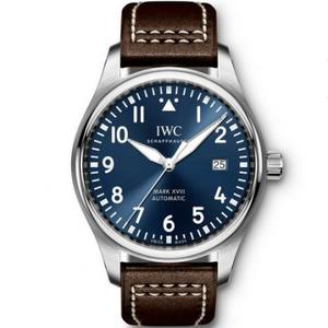 mks IWC Pilot Series Mark 18 Pikku Prinssi IW327004 Sininen pinta mekaaninen miesten kello mks IWC Pilot Series Mark 18 Pikku Prinssi IW327004 Sininen pinta mekaaninen miesten kello