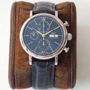 IWC monitoiminen chronograph IWC Wave Fino-sarjan liiketoiminnan tyylikäs rento katsella IWC monitoiminen chronograph IWC Wave Fino-sarjan liiketoiminnan tyylikäs rento katsella