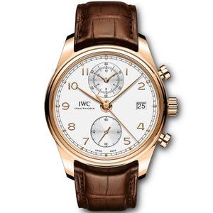 ZF IWC Portugalin sarja IW390301 monitoiminen chronograph katsella, miesten automaattinen mekaaninen katsella, Rose Gold. ZF IWC Portugalin sarja IW390301 monitoiminen chronograph katsella, miesten automaattinen mekaaninen katsella, Rose Gold.