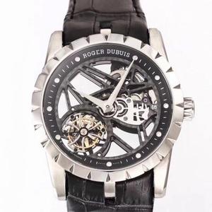 JB Roger Dolby King-sarjan valkoinen kuori RDDBEX0393 Kulta Shell RDDBEX0392 Luuranko Tourbillon Watch JB Roger Dolby King-sarjan valkoinen kuori RDDBEX0393 Kulta Shell RDDBEX0392 Luuranko Tourbillon Watch