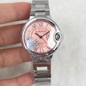 JF uusi tuote CARTIER Cartier sininen ilmapallo sarja keskipitkällä 33MM 1:1 kuori holkki varustettu tuotu mekaaninen liike JF uusi tuote CARTIER Cartier sininen ilmapallo sarja keskipitkällä 33MM 1:1 kuori holkki varustettu tuotu mekaaninen liike