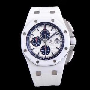 Tuottanut JF Audemars Piguet AP26402CB Royal Oak White Ceramic 44mm Diameter Original Reissue Tuottanut JF Audemars Piguet AP26402CB Royal Oak White Ceramic 44mm Diameter Original Reissue