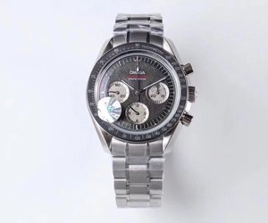 JH boutique V2 päivitetty versio Omega Omega Moon Speedmaster palaa manuaalinen käämitys mekaaninen liike miesten ranne Taulukko. JH boutique V2 päivitetty versio Omega Omega Moon Speedmaster palaa manuaalinen käämitys mekaaninen liike miesten ranne Taulukko.