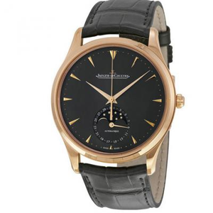 Jaeger-LeCoultre erittäin ohut master Q136255J harmaa ruusu kulta Automaattinen kuuvaihe miesten kello. Jaeger-LeCoultre erittäin ohut master Q136255J harmaa ruusu kulta Automaattinen kuuvaihe miesten kello.