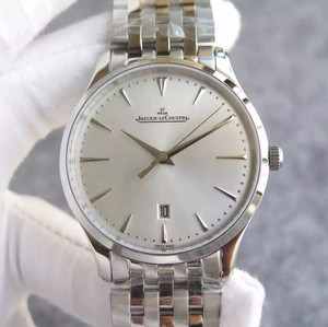 Jaeger-LeCoultre Master -sarja Q1288420 hopeanapit / valkokulta