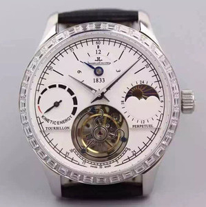 Jaeger-LeCoultre (todellinen vauhtipyörä sarja) manuaalinen käämitys tourbillon mekaaninen (pohjan läpi) Jaeger-LeCoultre (todellinen vauhtipyörä sarja) manuaalinen käämitys tourbillon mekaaninen (pohjan läpi)