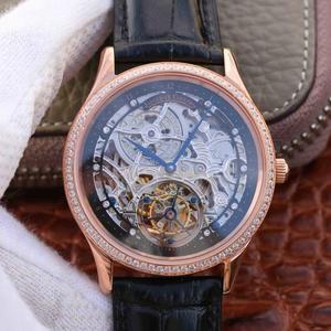 LH Jaeger-LeCoultre Master-sarjan Tourbillon replica katsella Real tourbillon automaattinen liike Rose kulta timantti ontto miesten katsella LH Jaeger-LeCoultre Master-sarjan Tourbillon replica katsella Real tourbillon automaattinen liike Rose kulta timantti ontto miesten katsella