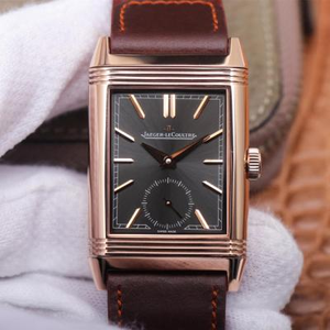 MG Jaeger LeCoultre Reverso Tribute kaksipuolinen dual aikavyöhyke läppä katsella, miesten manuaalinen mekaaninen katsella, musta levy, Italian vasikka MG Jaeger LeCoultre Reverso Tribute kaksipuolinen dual aikavyöhyke läppä katsella, miesten manuaalinen mekaaninen katsella, musta levy, Italian vasikka
