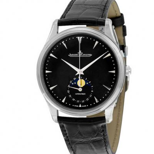 ZF tehdas Jaeger-LeCoultre Master Series 1368470 kuun vaihe toiminto miehet uusin versio alkuun kopio mekaanisia kelloja. ZF tehdas Jaeger-LeCoultre Master Series 1368470 kuun vaihe toiminto miehet uusin versio alkuun kopio mekaanisia kelloja.