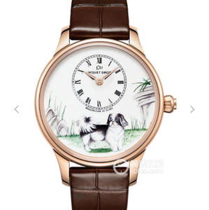 TW Jaquet Droz Art Workshop-sarjan j005013219 Miesten mekaaninen Katsella Rose Gold vuosi Dog Special Edition Limited Edition TW Jaquet Droz Art Workshop-sarjan j005013219 Miesten mekaaninen Katsella Rose Gold vuosi Dog Special Edition Limited Edition