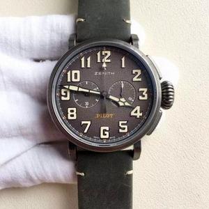 KW tehtaan uusin mestariteos Zenith Pilot Series Ton-Up Retro Style Miesten Watch Automaattinen Mekaaninen liike KW tehtaan uusin mestariteos Zenith Pilot Series Ton-Up Retro Style Miesten Watch Automaattinen Mekaaninen liike
