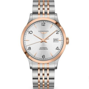 AF Longines Pioneer-sarjan L2.821.5.76.7 Miesten mekaaninen katsella uusi tyyli Rose Gold Steel Band AF Longines Pioneer-sarjan L2.821.5.76.7 Miesten mekaaninen katsella uusi tyyli Rose Gold Steel Band