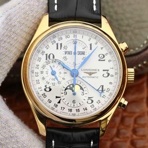 GS Longines Master Moon Phase L2.773.4.78.3 katsella hyväksyy Shanghai 7751 liikkeen muuttaa alkuperäisen L.687 liikkeen nahkahihna GS Longines Master Moon Phase L2.773.4.78.3 katsella hyväksyy Shanghai 7751 liikkeen muuttaa alkuperäisen L.687 liikkeen nahkahihna