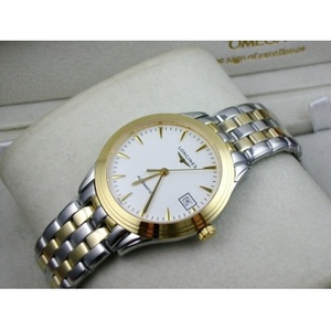 Longines Longines Military Flag Series Three-pin 18K Gold All-steel Steel Belt Automatic Mechanical Through-Bottom Bar Ding Scale White Face Men's Watch Longines Longines Military Flag Series Three-pin 18K Gold All-steel Steel Belt Automatic Mechanical Through-Bottom Bar Ding Scale White Face Men's Watch