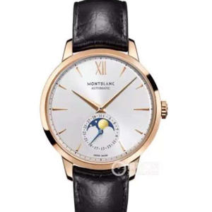VF-tehdaskopio Montblanc U0111185 miesten mekaaninen kellokuun vaihetoiminto. VF-tehdaskopio Montblanc U0111185 miesten mekaaninen kellokuun vaihetoiminto.
