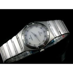 Omega Constellation-sarjan Sveitsin naisten katsella all-steel steel band kvartsi naisten katsella valkoiset kasvot Omega Constellation-sarjan Sveitsin naisten katsella all-steel steel band kvartsi naisten katsella valkoiset kasvot