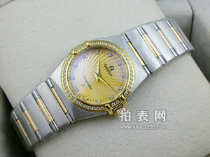 OMEGA Constellation -sarjan timanttipakkaus 18K kultainen automaattinen mekaaninen miesten kello OMEGA Constellation -sarjan timanttipakkaus 18K kultainen automaattinen mekaaninen miesten kello