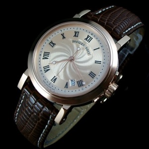 Breguet BREGUET MARINE-sarjan miesten katsella 18K nousi kultaa kasvot musta Roman indeksi automaattinen mekaaninen miesten katsella Breguet BREGUET MARINE-sarjan miesten katsella 18K nousi kultaa kasvot musta Roman indeksi automaattinen mekaaninen miesten katsella