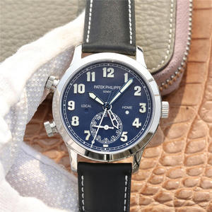 GR Patek Philippe aikavyöhyke toiminto ref.5524 Calatrava Aviator matka aika katsella sarja on upea! Miesten kello GR Patek Philippe aikavyöhyke toiminto ref.5524 Calatrava Aviator matka aika katsella sarja on upea! Miesten kello
