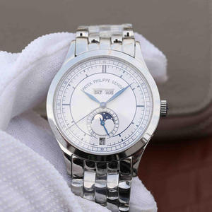 Patek Philippe 5396 Super Replica komplikaatio Chronograph sarjan miesten automaattinen mekaaninen katsella kuun vaihe valkoinen levy Patek Philippe 5396 Super Replica komplikaatio Chronograph sarjan miesten automaattinen mekaaninen katsella kuun vaihe valkoinen levy