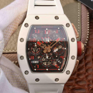 KV Richard Mille RM-011 Valkoinen keraaminen rajoitettu erä kronografitoiminto miesten mekaaninen kello korkealaatuisia. KV Richard Mille RM-011 Valkoinen keraaminen rajoitettu erä kronografitoiminto miesten mekaaninen kello korkealaatuisia.