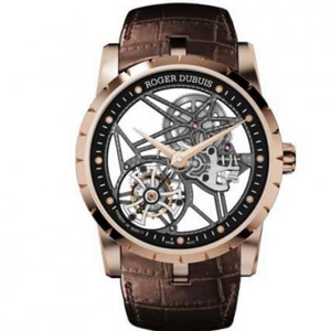 JB Roger Dubuis King -sarjan ruusukultakotelo RDDBEX0392 miesten Tourbillon-ontto kello JB Roger Dubuis King -sarjan ruusukultakotelo RDDBEX0392 miesten Tourbillon-ontto kello