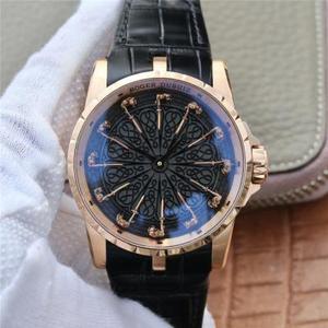 ZF Roger Dubuis 12 Knights Täysin palauttaa ja toistaa juhlallinen tyyli 12 Knights kuningas Arthur Miesten katsella Nahkahihna Automaattinen mekaaninen liike ZF Roger Dubuis 12 Knights Täysin palauttaa ja toistaa juhlallinen tyyli 12 Knights kuningas Arthur Miesten katsella Nahkahihna Automaattinen mekaaninen liike