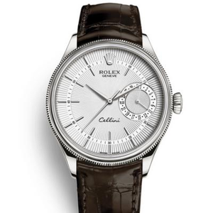 MKS Rolex Cellini -sarjan malli m50519-0012 valkoisella kasvot valkoisella teräksellä klassinen mekaaninen miesten kello MKS Rolex Cellini -sarjan malli m50519-0012 valkoisella kasvot valkoisella teräksellä klassinen mekaaninen miesten kello