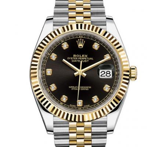 Rolex Datejust 126333-0006 Datejust-sarja Musta Timantti