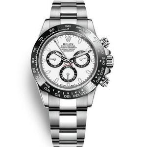 Rolex Cosmograph Daytona Series 116500LN-78590 White Disk Watch toistetaan AR Factory Rolex Cosmograph Daytona Series 116500LN-78590 White Disk Watch toistetaan AR Factory